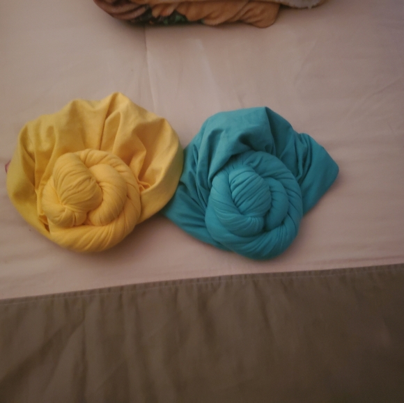 Yougonatural pretied turbans/buns - Picture 3 of 5